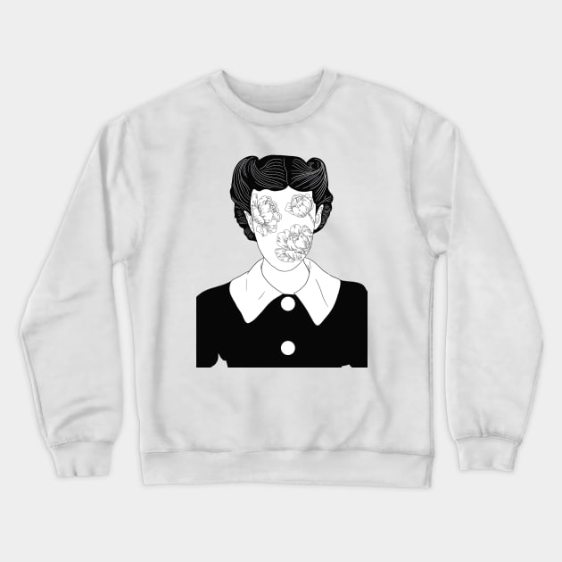 Flower Head Crewneck Sweatshirt by marissafv